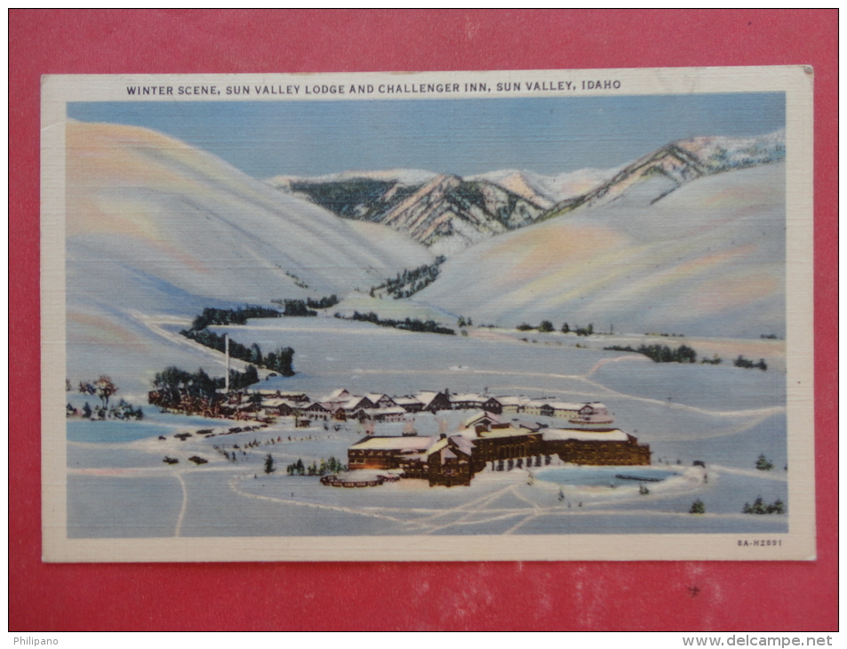 Sun Valley,ID--Winter Scene Of Sun Valley Lodge And Challenger Inn--not Mailed--PJ232 - Sonstige & Ohne Zuordnung