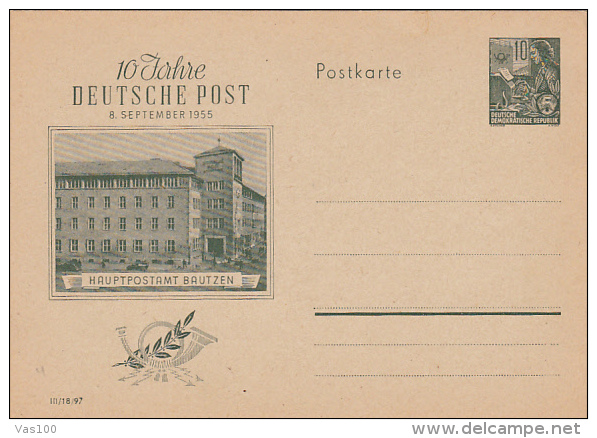 POSTAL OFFICE, PC STATIONERY, ENTIER POSTAL, 1997, GERMANY - Postcards - Mint