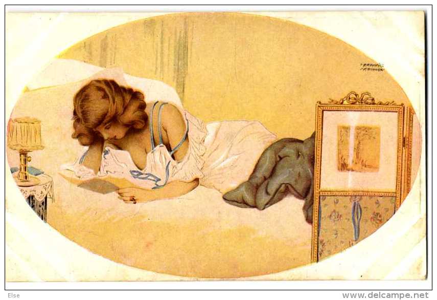 RAPHAEL KIRCHNER  - Lettre à L'aimé  N° 47  -  TRES BELLE ILLUSTRATION - Kirchner, Raphael