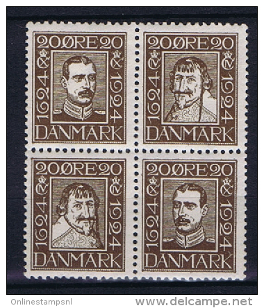 Denmark, 1924 Mi 133-136-139-142 MNH/** - Nuevos