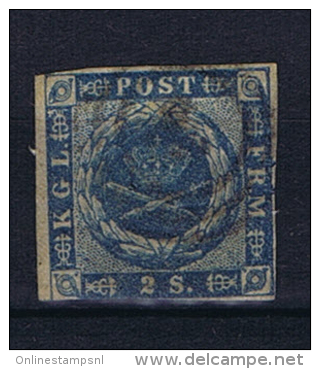 Denmark, 1854 Mi Nr 3, Used - Oblitérés