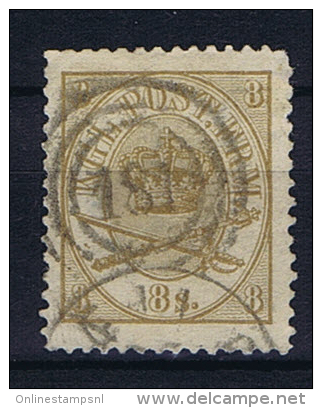 Denmark, 1864 Mi Nr 14 A, Used With Watermark 1 - Gebruikt
