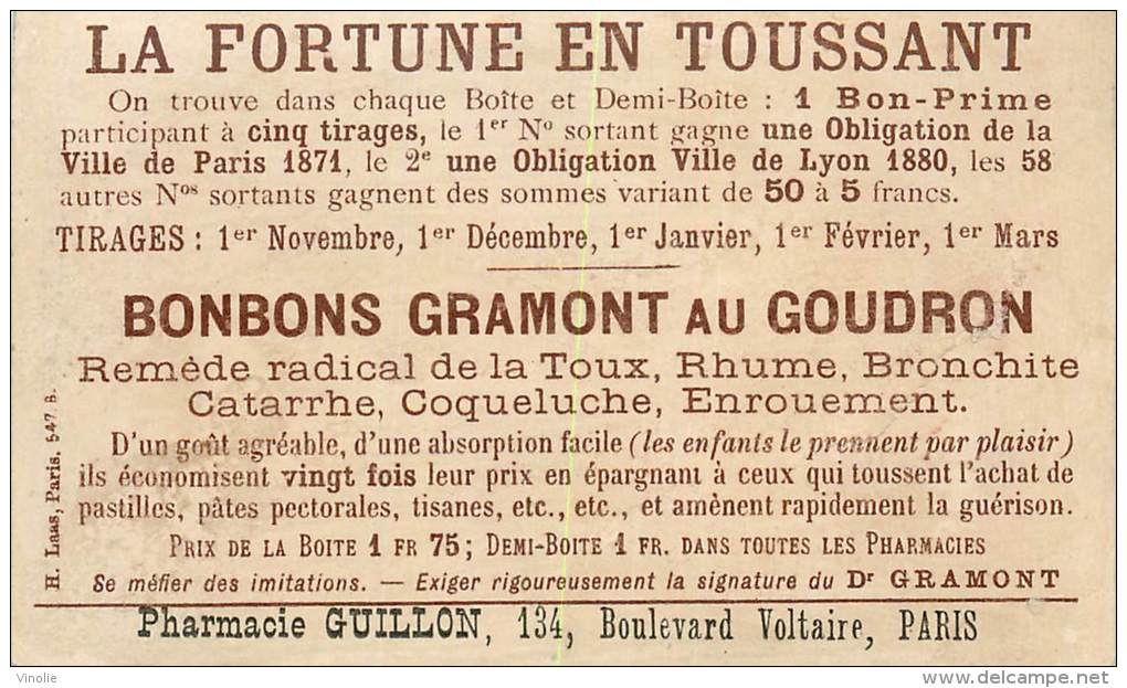 Bonbons Gramont     : Réf  FRP-3 13-023 : Mme Galli Marie - Other & Unclassified