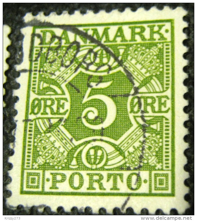 Denmark 1921 Postage Due 5ore - Used - Postage Due