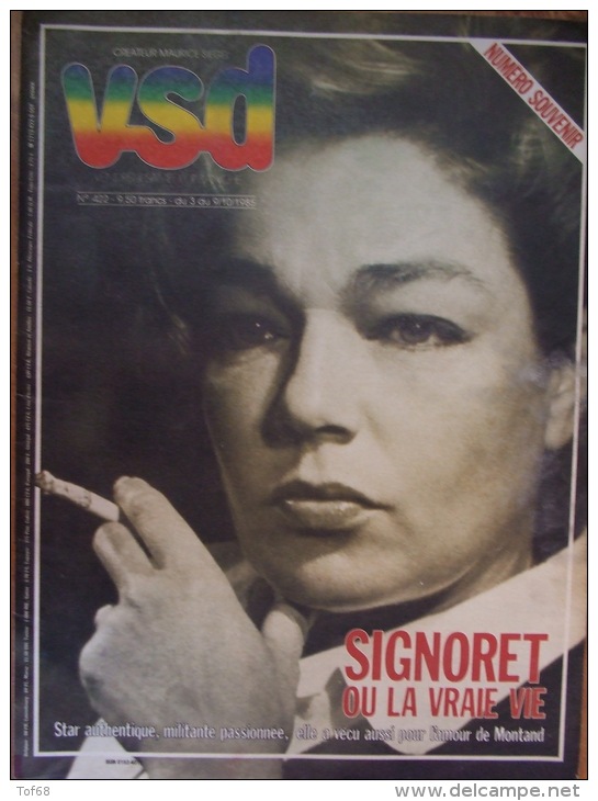 Revue VSD N° 422 Simone Signoret - People