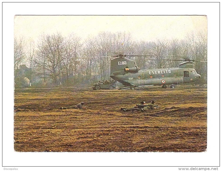 E2684 Manovre Esercito Italiano - Elicottero Chinook CH47 / Non Viaggiata - Manovre