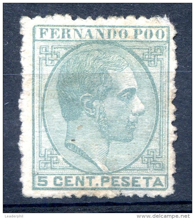 SPAIN FERNANDO POO Edifil # 2 M No Gum VF - Unused Stamps