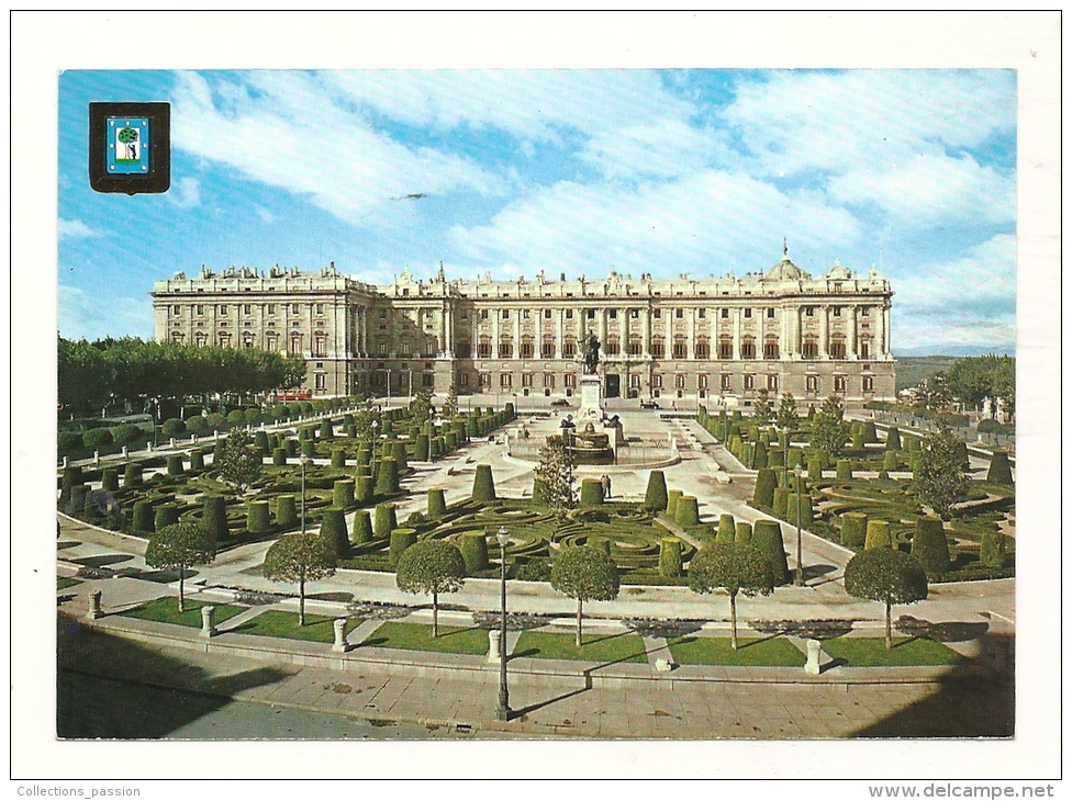 Cp, Espagne, Madrid, Place D'Orient Et Palais Royal - Madrid