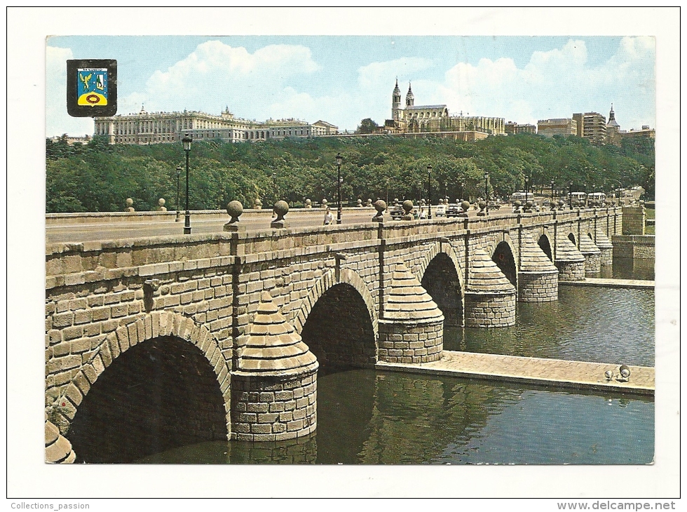 Cp, Espagne, Madrid, Pont De Segovia Et Fleuve Manzanares, Voyagée - Madrid