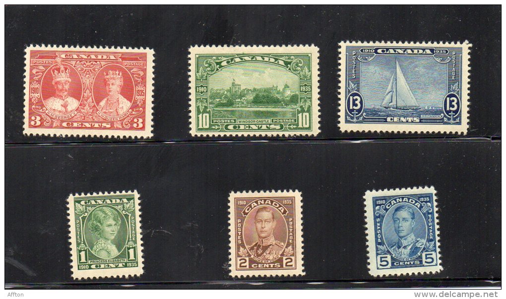 Set Of 6 Stamps MH - Neufs