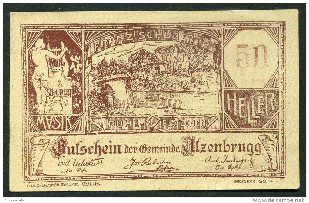 Notgeld, Gutschein, 15 Oktober 1920 - 50 Heller (II Auflage) / Franz Schubert - Lokale Ausgaben
