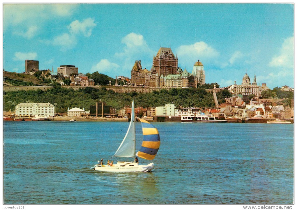 CPSM Québec-Randonnée Sur Le Saint Laurent    L1375 - Québec - Les Rivières