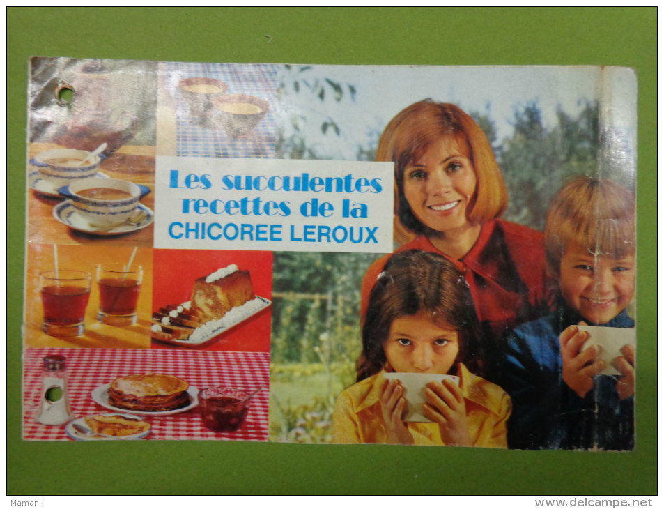 Lot De 3 Livrets De Recettes De Cuisine-pub Rhum  Negrita--lait Gloria- Chicoree Leroux - Advertising