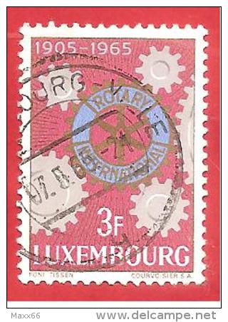 LUSSEMBURGO - LUXEMBOURG - 1965 - Rotary International - 3 Fr. - Michel LU 709 - Used Stamps