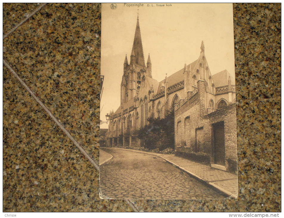 KAART POPERINGE POPERINGHE KERK EGLISE Nels L080 - Poperinge