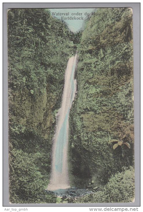 Indonesien Waterval Onder De Merapi Fortdekock 1912-07-06 Mofara Aman Foto M.Rosenberg - Indonésie