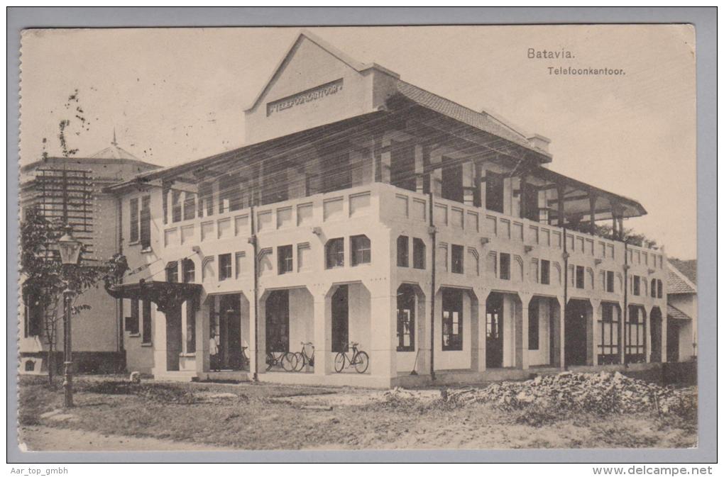 Indonesien Batavia (Jakarta) Telefoonkantoor 1914-07-14 Foto G.Kolff - Indonésie