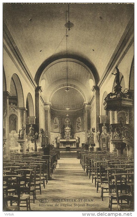 Molenbeek-St-Jean : Intérieur De L'église St. Jean Baptiste - Molenbeek-St-Jean - St-Jans-Molenbeek