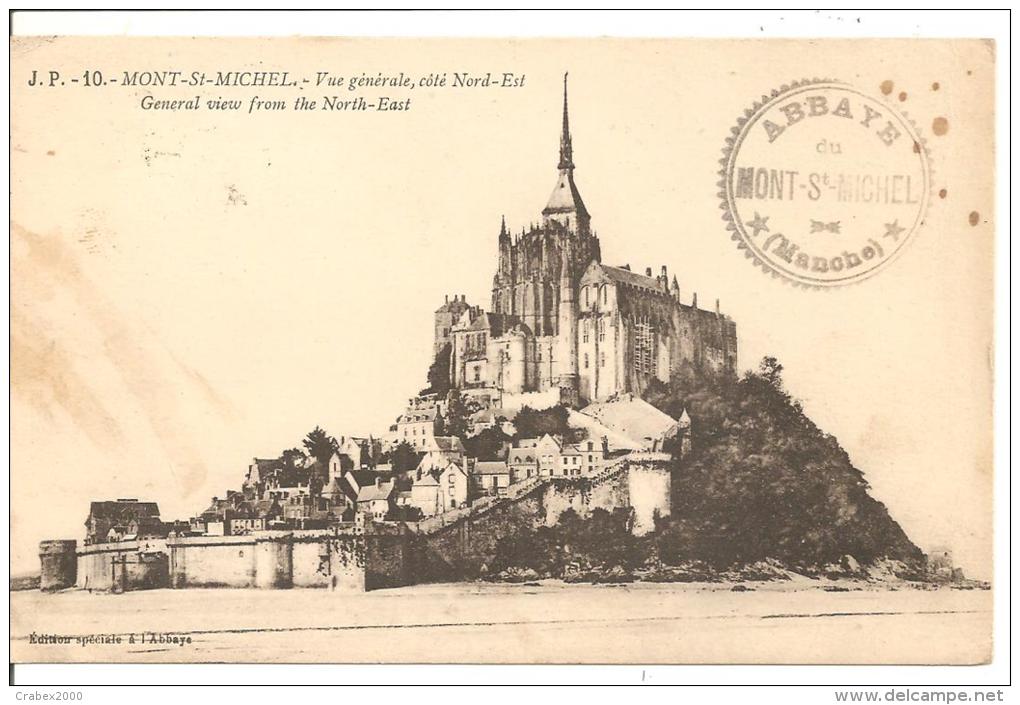 N° Y&T 183  MT ST MICHEL Vers TOULON   Le  16 MARS 1923( 2scans) - Briefe U. Dokumente