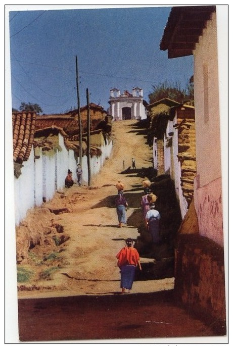 Vintage Postcard,  Street Of Sumpango, Guatemala (ref.#- 2729se) - Guatemala