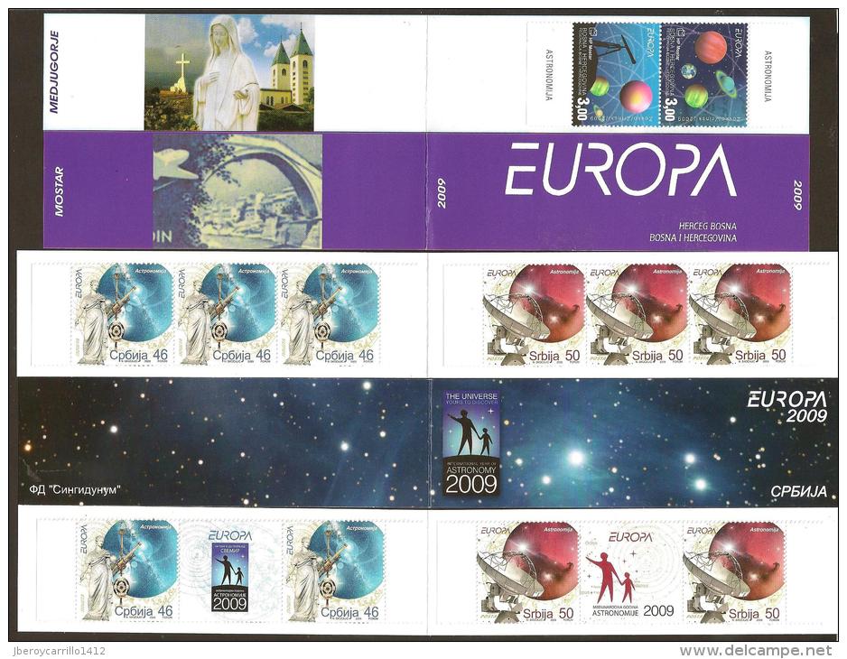 2009 - EUROPE 2009 - ANNUAL THEME “ASTRONOMY" - JOINT EMITTED BOOKLETS EUROPE 2009 - TOTAL BOOKLETS 22