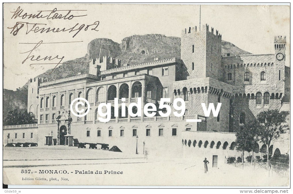 MONACO - Palais Du Prince - N° 557 - Palacio Del Príncipe