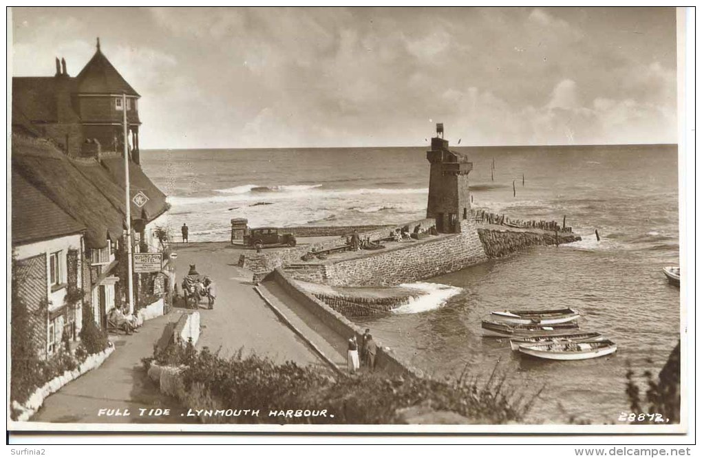 DEVON - LYNMOUTH HARBOUR RP   Dv574 - Lynmouth & Lynton