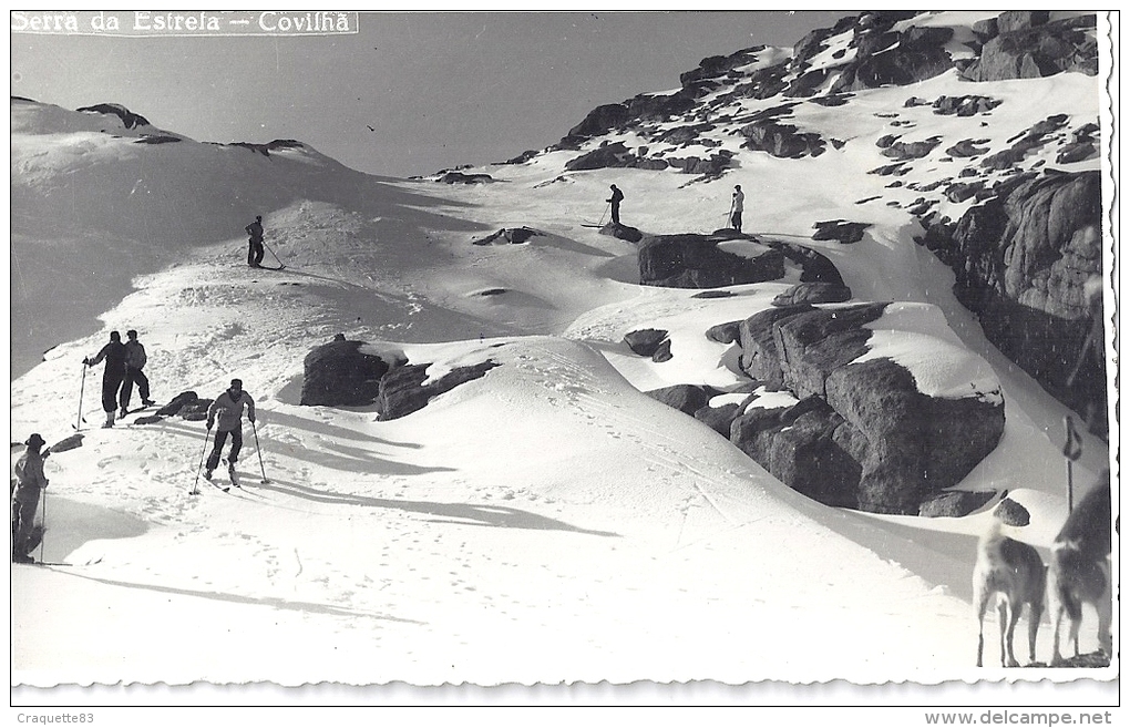 PORTUGAL-COVILHA-COMISSAO MUNICIPAL DE TOURISMO-serra Da Estrela  Sur Les Pistes Enneigées! - Castelo Branco