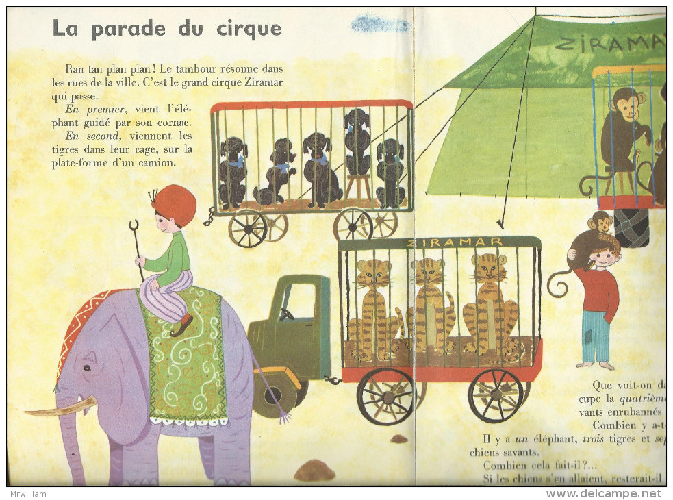 J'apprends à Compter En M'amusant, Illustration : R.Masson, M.Bidaut Et J.Brossier - Texte F.Guérard (1965) - 0-6 Jahre