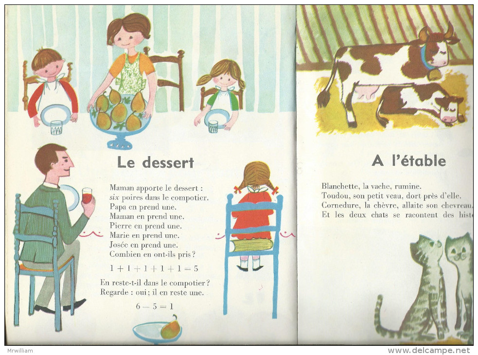 J'apprends à Compter En M'amusant, Illustration : R.Masson, M.Bidaut Et J.Brossier - Texte F.Guérard (1965) - 0-6 Jahre