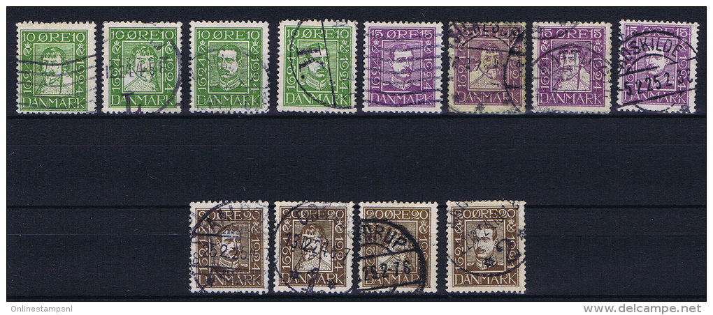 Denmark, 1924, Mi 131-142 Used - Used Stamps