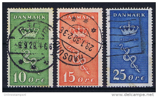 Denmark, 1929, Mi 177 - 179  Used - Gebruikt