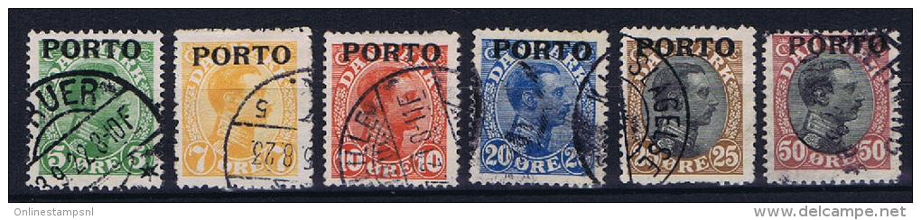 Denmark, 1921  , Postage Due Mi  2-7 Used Part Of Set - Postage Due