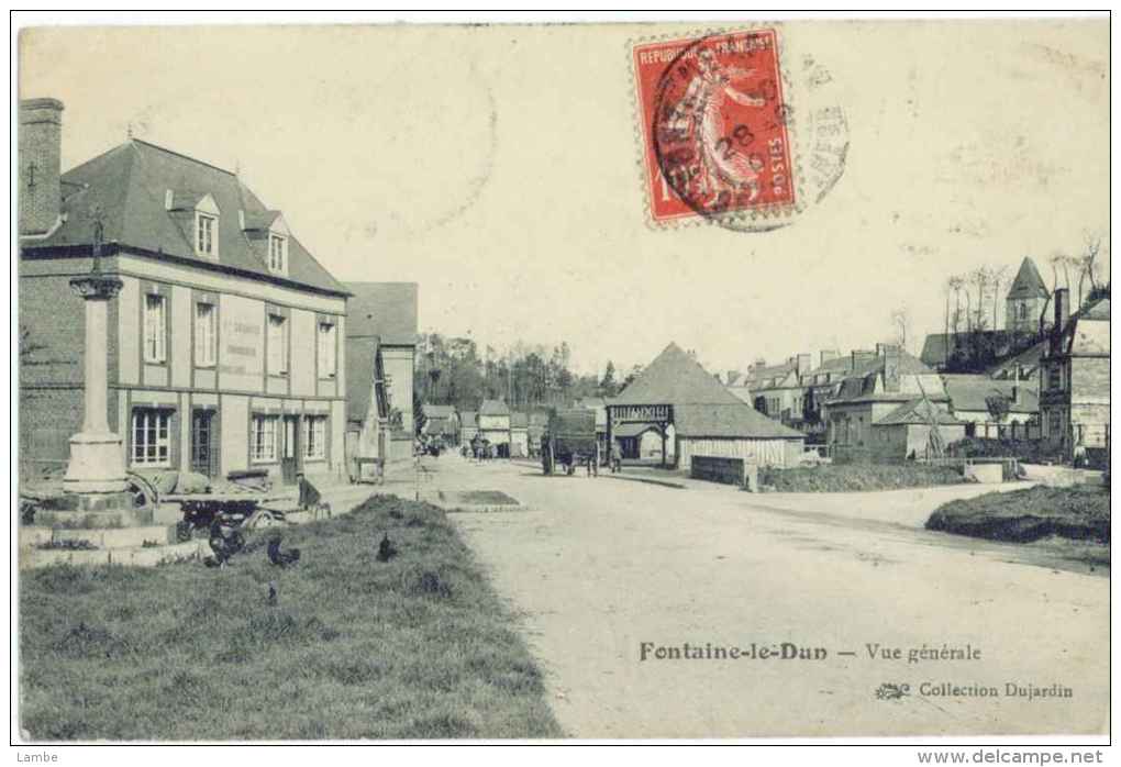 FONTAINE Le DUN - Vue Générale  1909 - Fontaine Le Dun