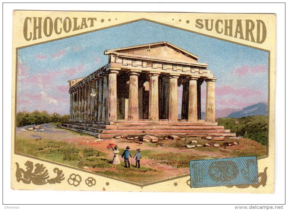 Chromo SUCHARD, N° 74 / 4, Monuments Orientale, Orient, Temple De La Concorde Près Girgenti, Italie - Suchard