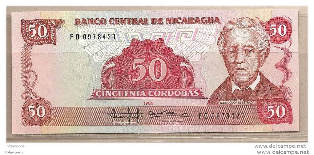 Nicaragua - Banconota Non Circolata FdS UNC Da 50 Cordobas P-153a - 1985 #19 - Nicaragua