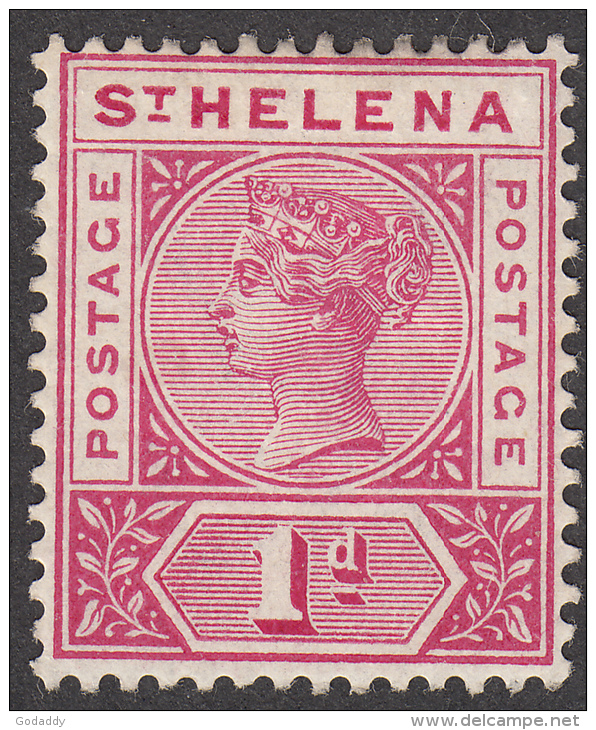 St Helena  1890   1d  SG47  MH - Saint Helena Island