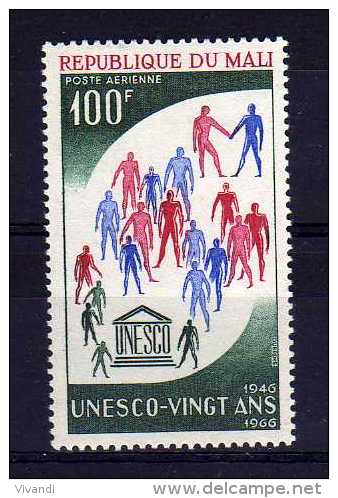 Mali - 1966 - 20th Anniversary Of UNESCO - MH - Mali (1959-...)