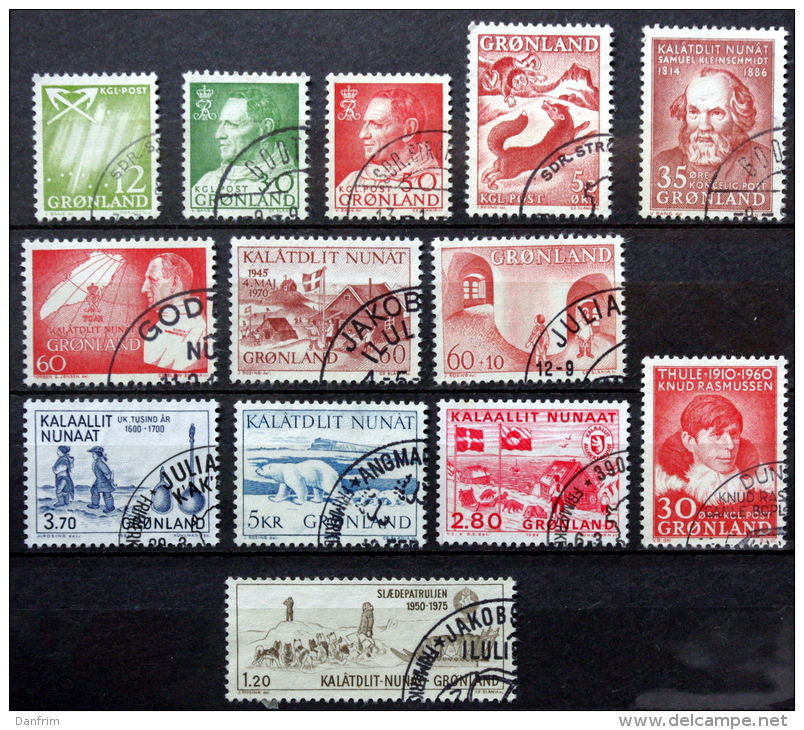 Greenland 1950-75 (O) ( Lot Ks 431) - Oblitérés