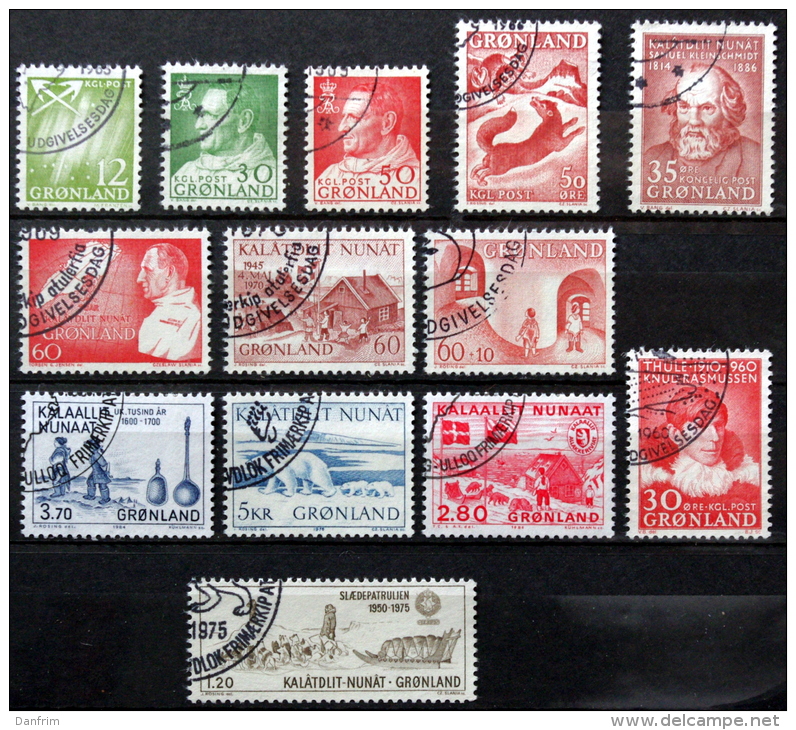 Greenland 1950-60 (O) ( Lot Ks 431 ) - Oblitérés