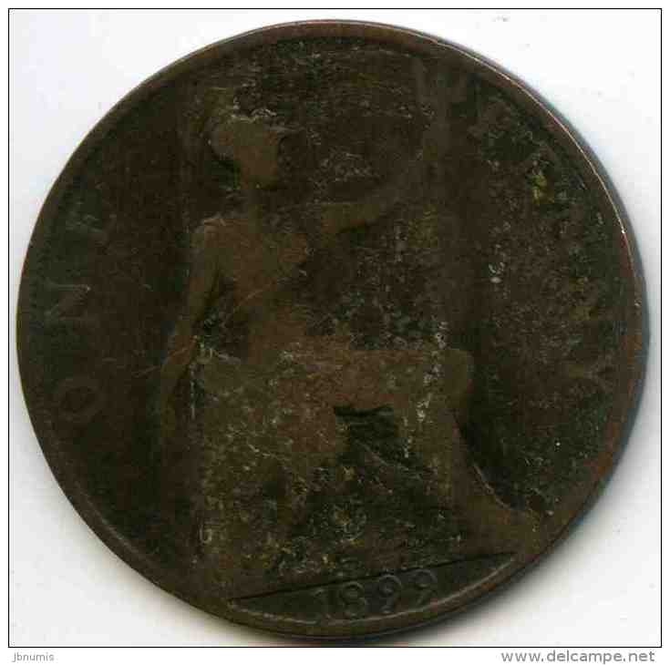 Grande-Bretagne Great Britain 1 Penny 1899 KM 790 - D. 1 Penny