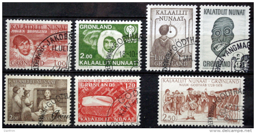 Greenland 1977-1980  (O) ( Lot Ks 436 ) - Used Stamps