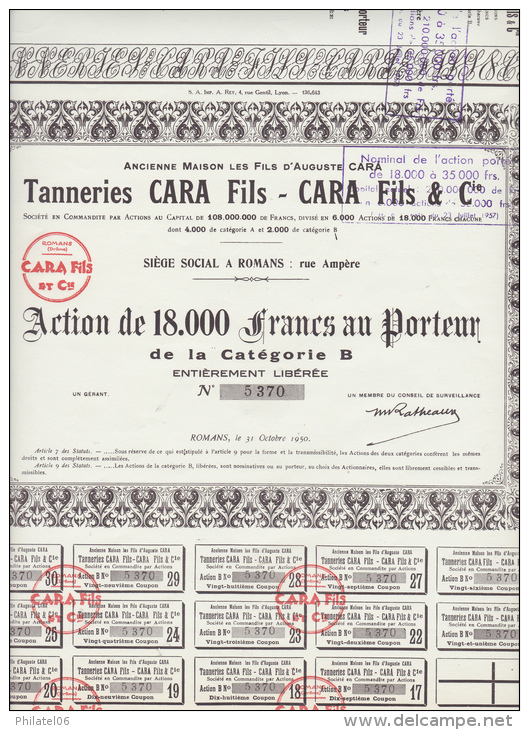 ACTION TANNERIE  CARA   COMPLETE AVEC COUPONS  CUIR - Textile