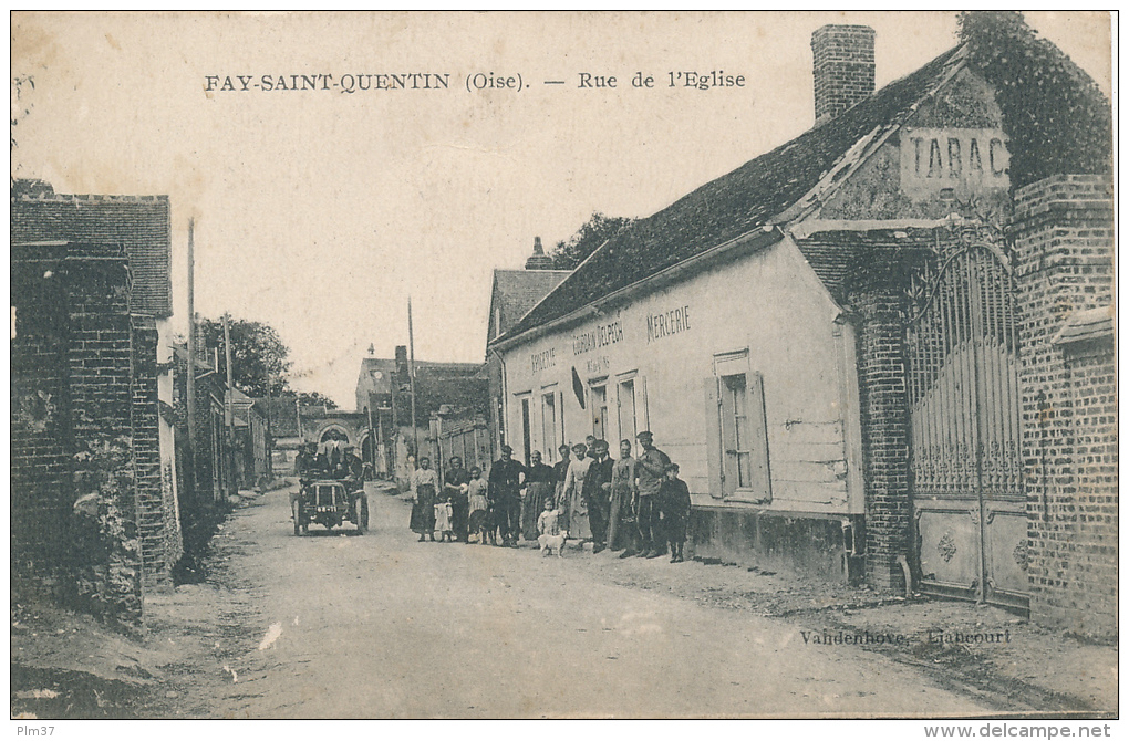 FAY SAINT QUENTIN - Rue De L'Eglise - Otros & Sin Clasificación