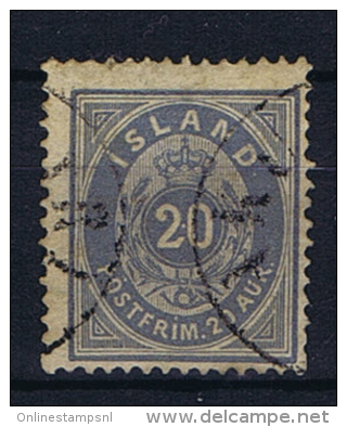 Iceland 1882 , Mi 14 A Used - Oblitérés