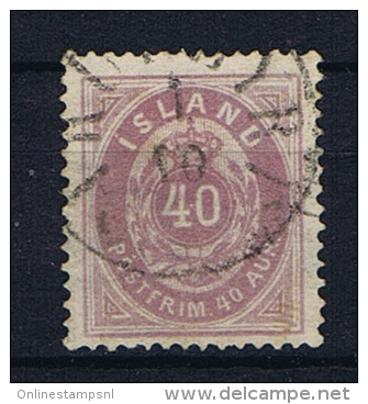 Iceland 1882 , Mi 15 A Used - Oblitérés