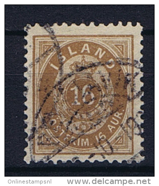 Iceland 1876 , Mi 9 B Used - Used Stamps
