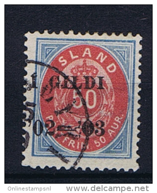 Iceland 1902 , Mi 33 A Used - Gebruikt