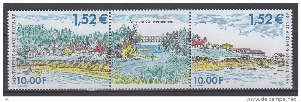 SPM N° 750 / 751 Luxe ** - Unused Stamps