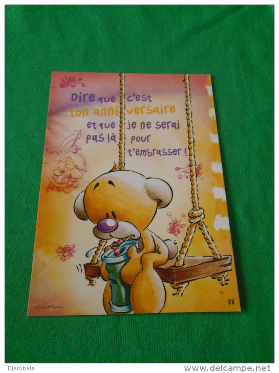 Carte  D Anniversaire Diddl - Other & Unclassified